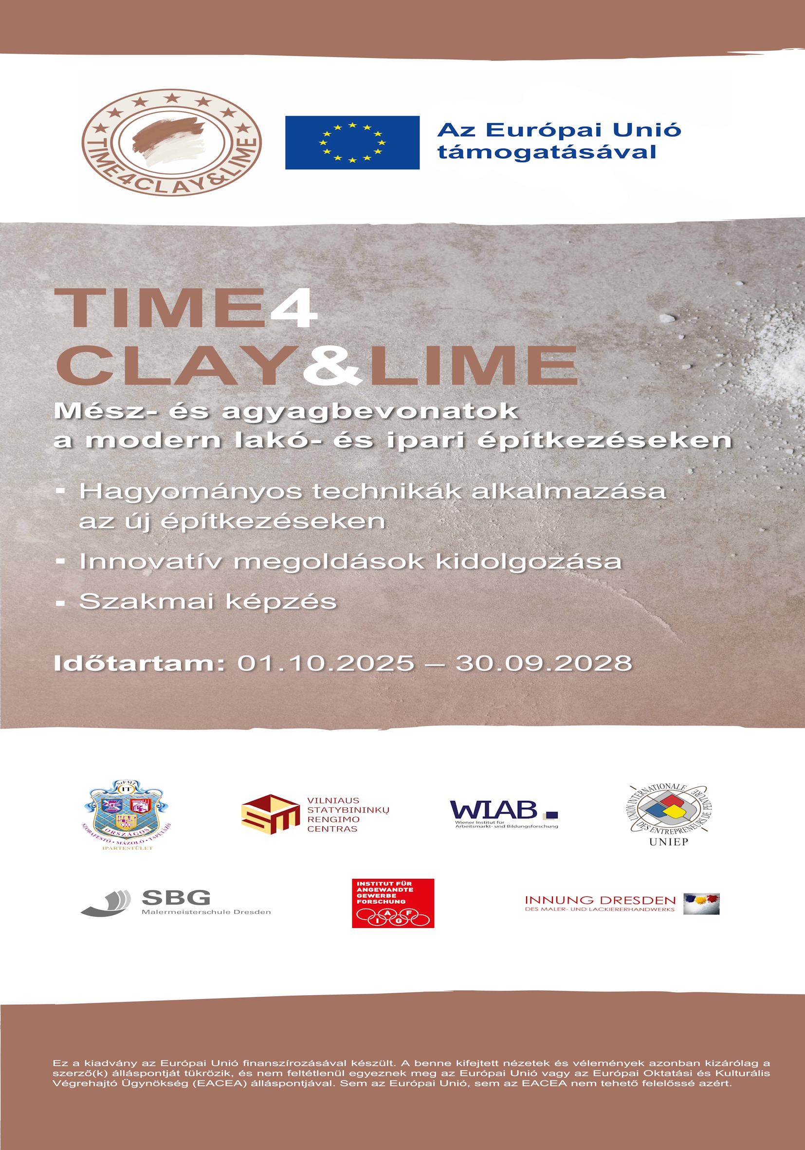 Október 20-án Budapestre érkezik az európai „Time4Clay&Lime” szakmai nap!